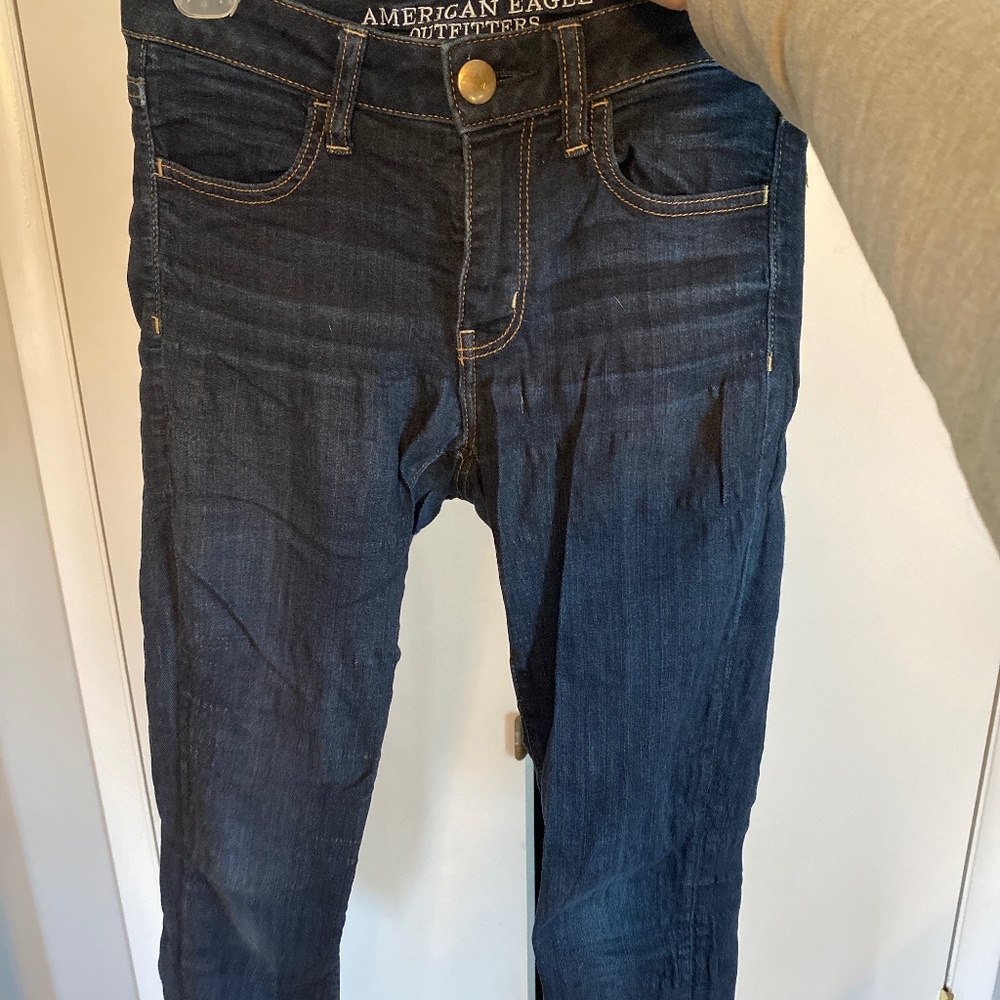 Denim skinny jeans